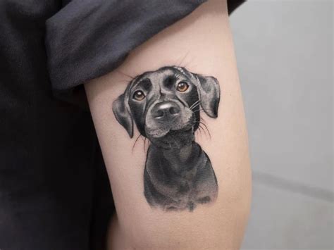 tatuajes de perros en el brazo|tatuajes de brazo completo.